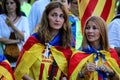 Catalan symbols at Diada independence manifestation