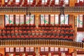 Barcelona, Spain-September 27, 2021: Seats inside of Palau de la MÃÂºsica Catalana in Barcelona, Catalonia, Spain Royalty Free Stock Photo