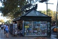 Barcelona, Spain - September 29th 2019: Newsstand kiosk in Barcelona Royalty Free Stock Photo