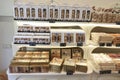 Barcelona, Spain - september 28th 2019: Nougat shop in Poble Espanyol