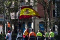 Barcelona, Spain, 8th August 2017: Demonstration for unity with Spain