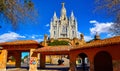 Barcelona, Spain. Tibidabo Cathedral Temple of the Sacred Heart Royalty Free Stock Photo