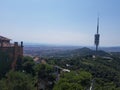 Far horizon tibidabo Royalty Free Stock Photo
