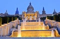 Barcelona, spectacular Montjuic magic fountains