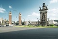 Barcelona, Square of Spain Royalty Free Stock Photo