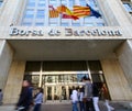 Barcelona Stock Exchange Royalty Free Stock Photo