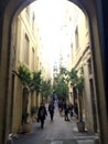 Barcelona street Royalty Free Stock Photo