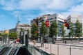 Barcelona Subway Metro Sign In Downtown Barcelona City Of Spain