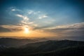 Barcelona Sunset from Mountain Tibidado