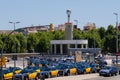 Barcelona taxi stop Spain