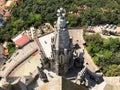 Barcelona, Tibidabo church, top view