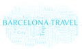 Barcelona Travel word cloud.