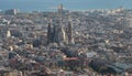 Barcelona view with Sagrada Familia on main term