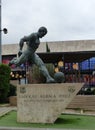 Statue of FC Barcelone stadium