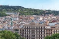 Barcelons, Spain. Aerial city view Royalty Free Stock Photo