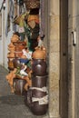 Shop selling typical popular pottery in Portugal
