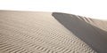 Barchan dune isolated Royalty Free Stock Photo