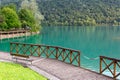Barcis, Pordenone, Italy a beautiful mountain village on Lake Barcis