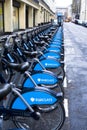 Barclays bikes in London