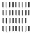 Barcode alphabet an digits