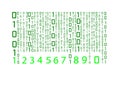 Barcode background Vector