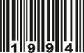 Barcode 1994 vector Royalty Free Stock Photo