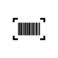 barcode check icon Royalty Free Stock Photo