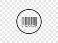 Barcode, code icon. Vector illustration, flat design
