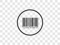 Barcode, code icon. Vector illustration, flat design