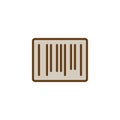 Barcode filled outline icon Royalty Free Stock Photo