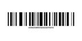 Barcode icon, bar code isolated vector