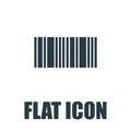 Barcode icon flat design Royalty Free Stock Photo