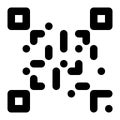 Barcode icon. QR code icon. Payment and document scan sign and symbol