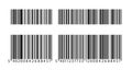 Barcode icon set. Barcode vector EPS 10 - stock vector