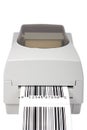 Barcode label printer Royalty Free Stock Photo