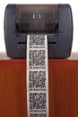 Barcode label printer Royalty Free Stock Photo