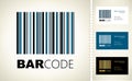 Barcode logo. Bar code vector.
