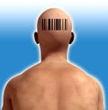 Barcode Man Royalty Free Stock Photo