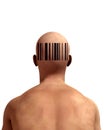 Barcode Man Royalty Free Stock Photo
