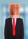 Barcode man Royalty Free Stock Photo
