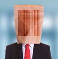 Barcode man Royalty Free Stock Photo