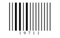 Barcode.Barcode vector.A simple black barcode like it is used on nearly all products