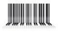 Barcode in musical style