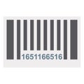 Barcode, product code Isolated Vector Icon which can be easily edited