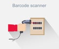 Barcode Scanner Icon Design Style Royalty Free Stock Photo