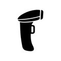Barcode Scanner Icon Silhouette Royalty Free Stock Photo