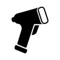 Barcode Scanner Icon Vector Silhouette Royalty Free Stock Photo