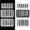 Barcode set Royalty Free Stock Photo