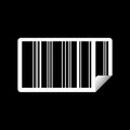 Barcode Sticker vector design, Price Tag, Lable, Store, shoping, Commerce Graphic elements, Isolate Sticker, illustration, Vector Royalty Free Stock Photo