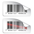 Barcode stickers Royalty Free Stock Photo